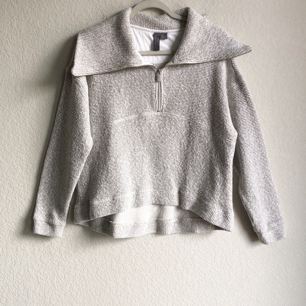 Sweaty Betty Restful Boucle Half Zip Pullover Sweatshirt Small
